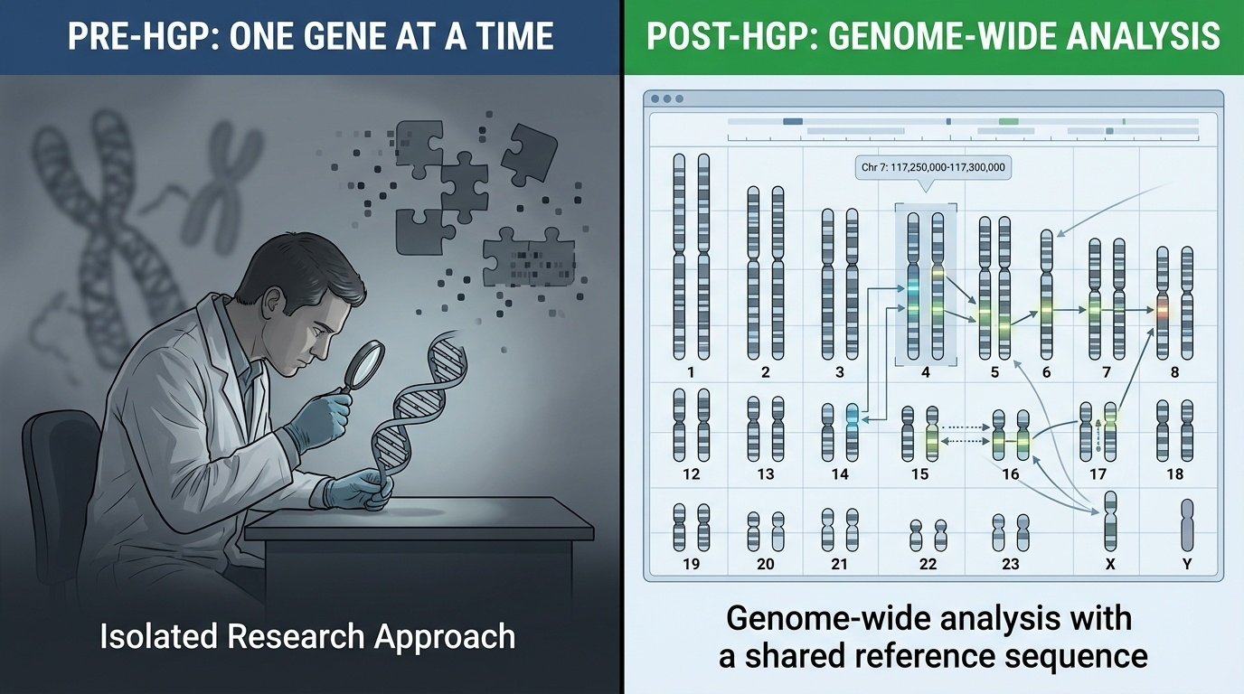 Figure 1. From Gene-by-Gene to Genome-Wide Biology