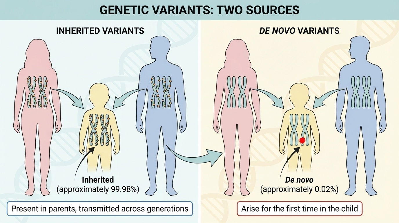 Figure 9-1: Two Sources of Genetic Variants