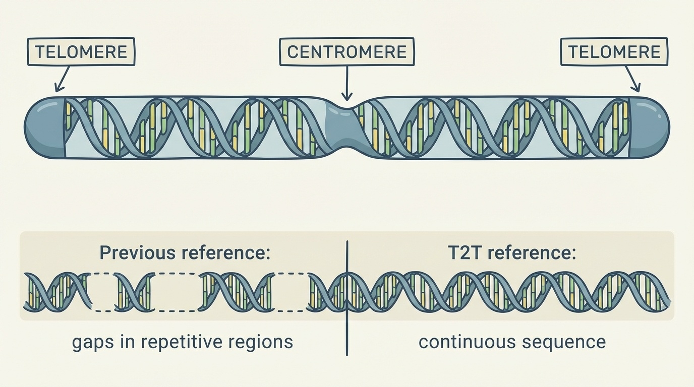 Figure 2-2: The Telomere-to-Telomere Assembly Concept