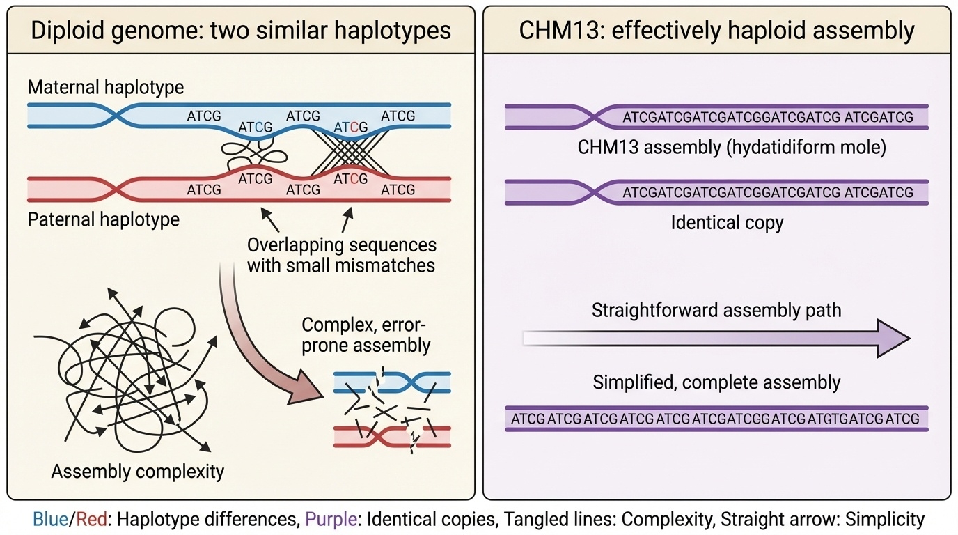 Figure 2-3: The CHM13 Advantage for Genome Assembly