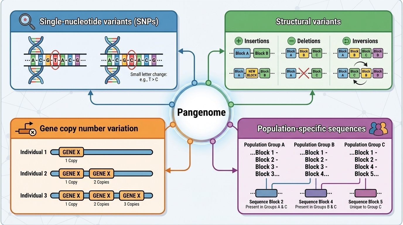 Figure 4-4. Types of Variation Revealed by Pangenome
