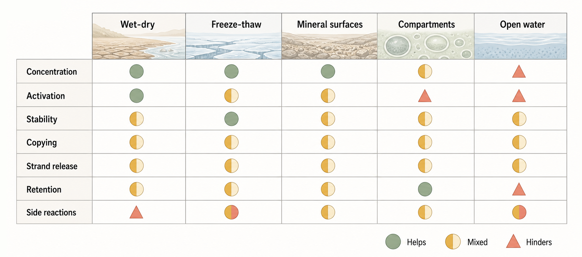Figure 7.2. Condition Compatibility Map
