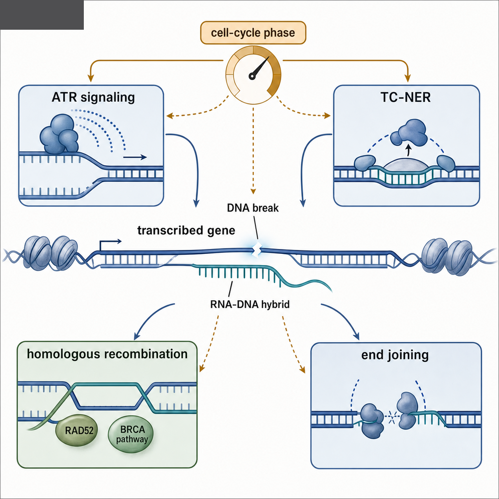 Figure 98.2. RNA-DNA hybrids as repair signals or repair obstacles