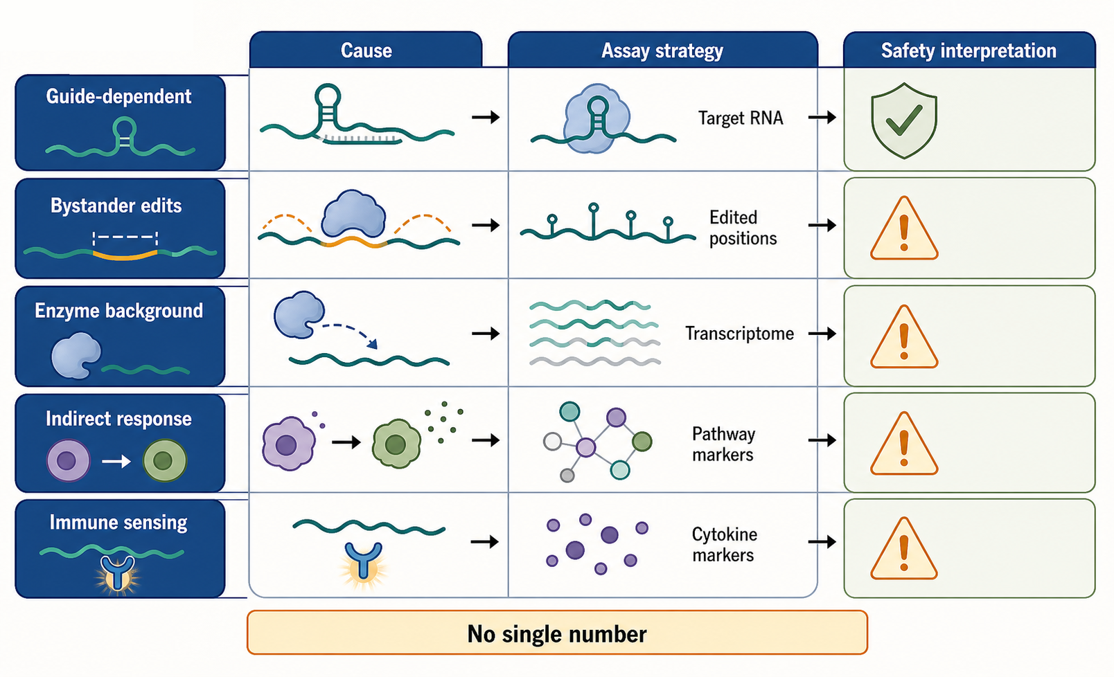 Figure 154.3. Editing-Liability Taxonomy and Assay Logic