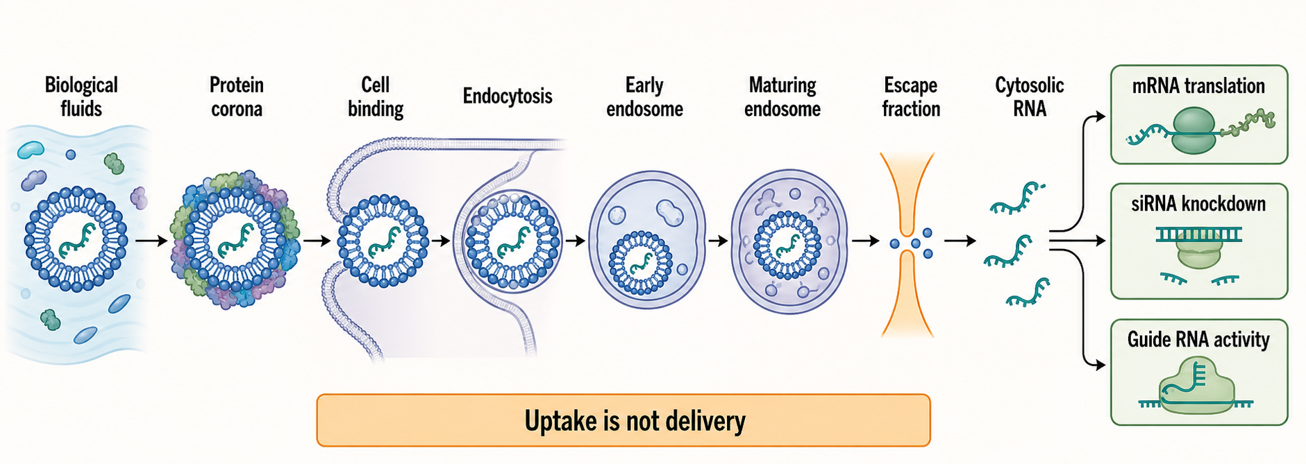 Figure 156.2. Uptake-to-expression trafficking cascade