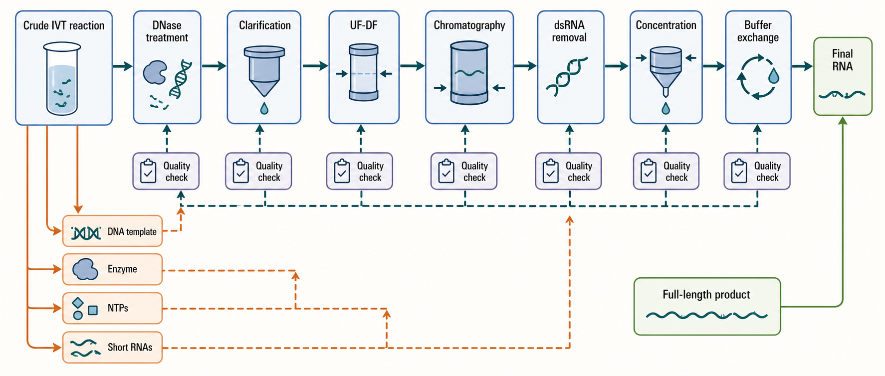 Figure 159.5. Purification decision tree for IVT RNA