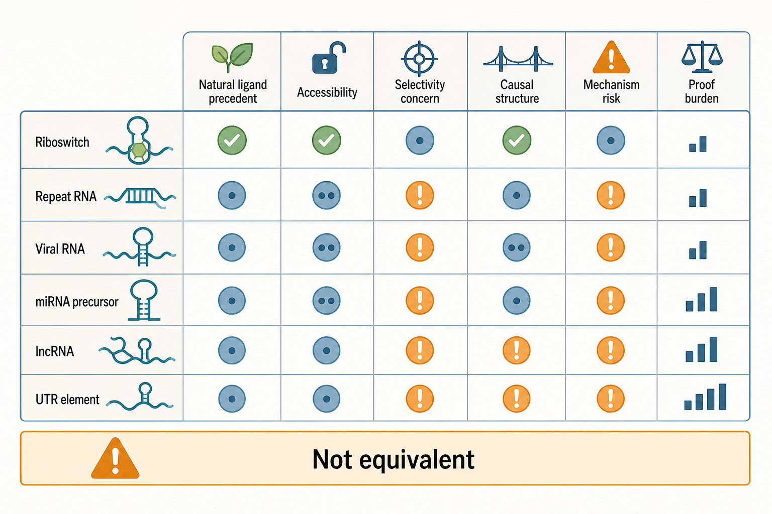 Figure 161.4. Emerging Direct RNA Target Classes and Their Failure Modes