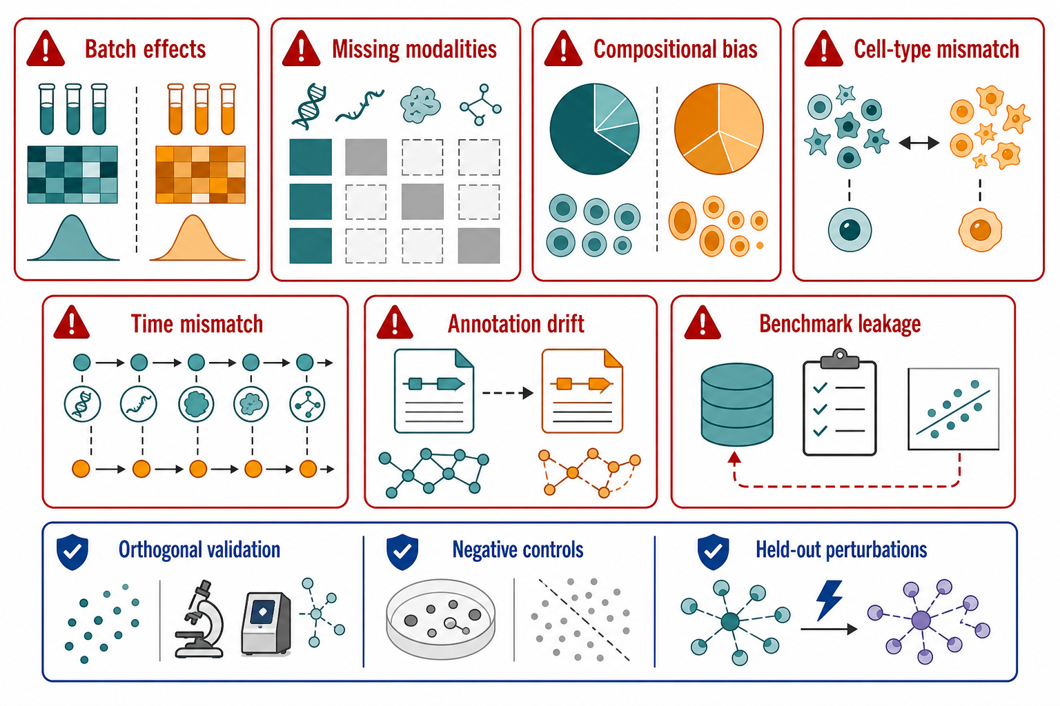 Figure 146.6. Failure Modes in Multi-Omics Integration