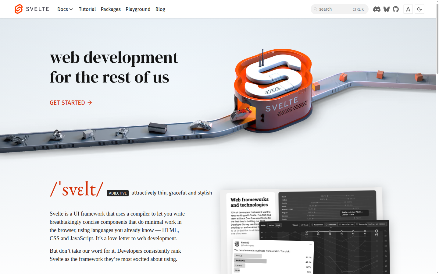 SvelteKit 공식 웹사이트