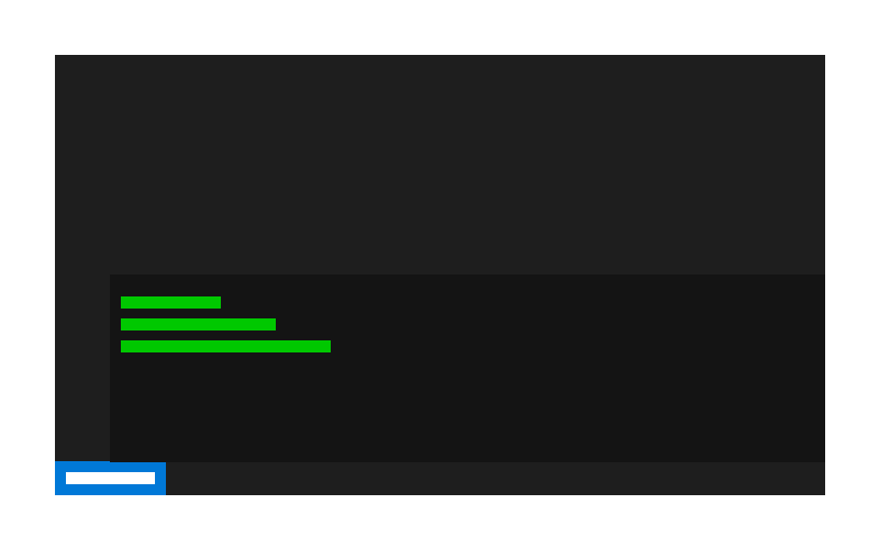 VS Code가 WSL에 연결된 상태 — 좌측 하단에